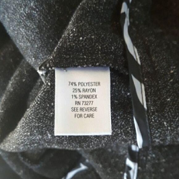 Dana Buchman Dress Pants High-rise Straight Leg Black Gray Speckled Size 10 - Picture 8 of 8